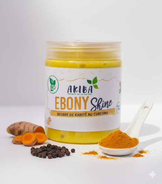 Beurre de Karité au Curcuma – Soin Éclat & Hydratation | Akiba Cosmétique