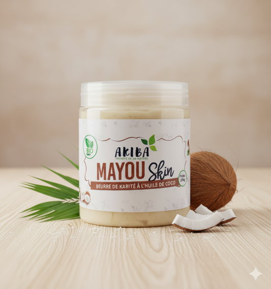 Beurre de Karité à la Coco – Nourrissant & Réparateur | Akiba Cosmétique