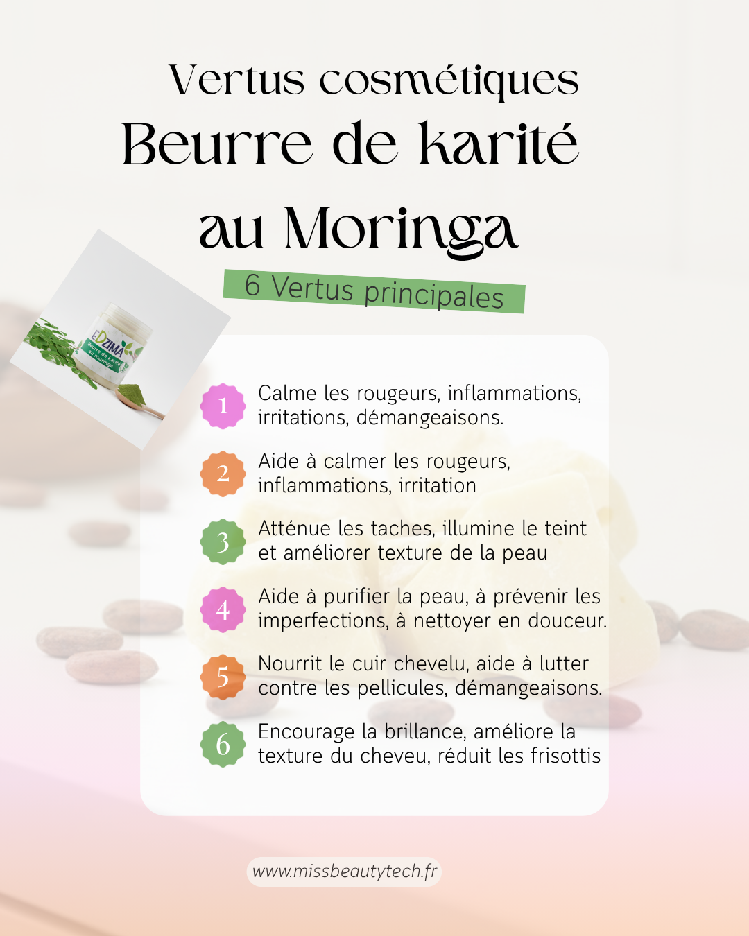 Beurre de Karité au Moringa – Soin Anti-Âge & Réparateur | Akiba Cosmétique