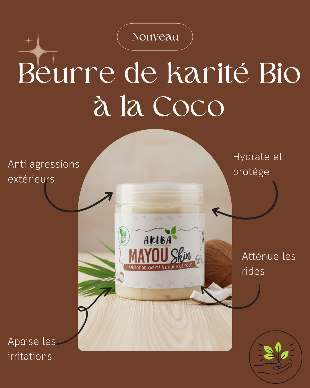 Beurre de Karité à la Coco – Nourrissant & Réparateur | Akiba Cosmétique