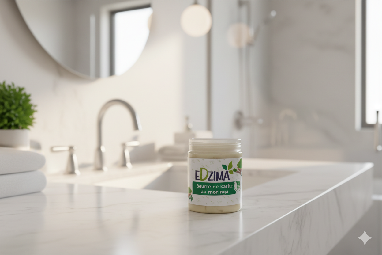 Beurre de Karité au Moringa – Soin Anti-Âge & Réparateur | Akiba Cosmétique