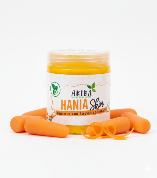Beurre de Karité à la Carotte – Éclat & Hydratation Naturelle | Akiba Cosmétique