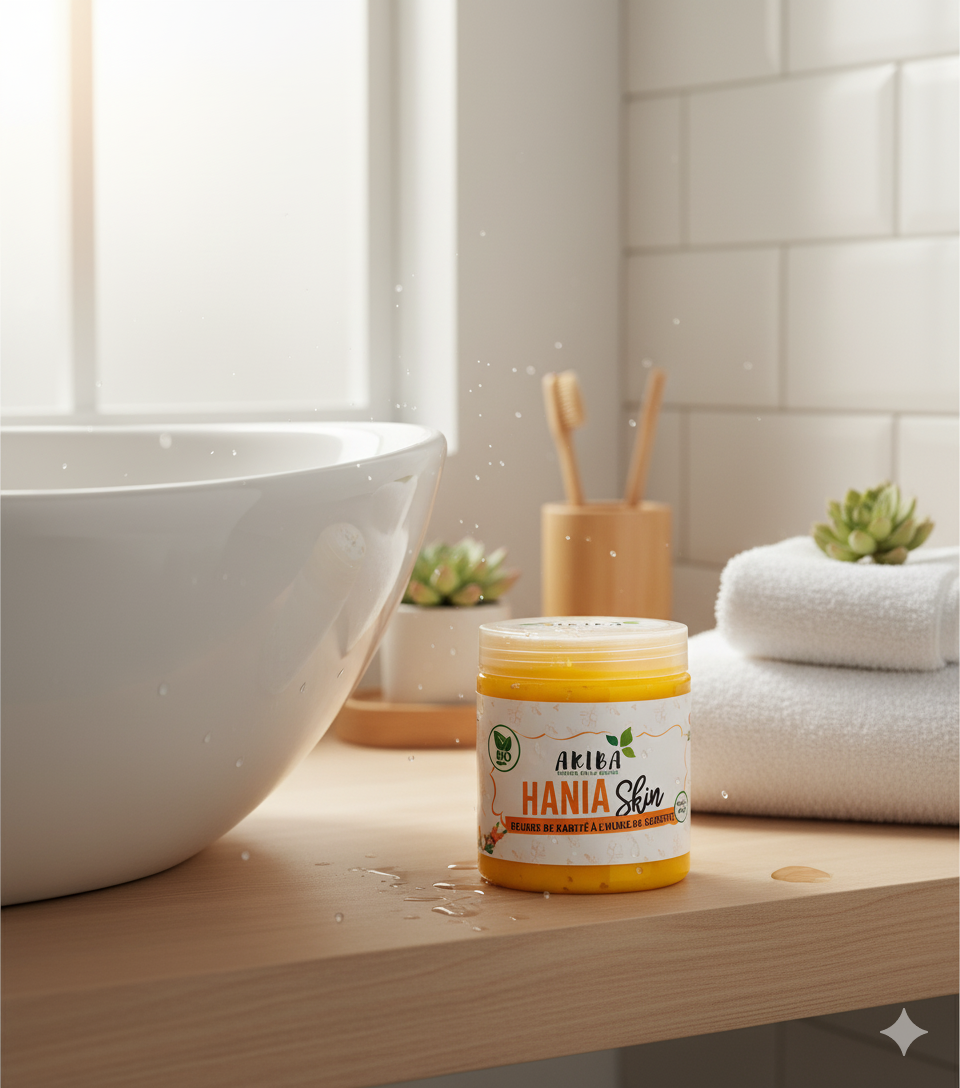 Beurre de Karité à la Carotte – Éclat & Hydratation Naturelle | Akiba Cosmétique