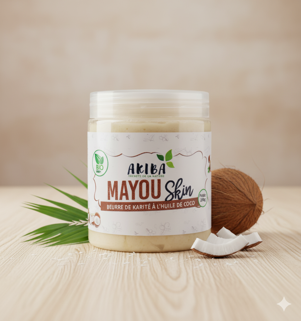Beurre de Karité à la Coco – Nourrissant & Réparateur | Akiba Cosmétique